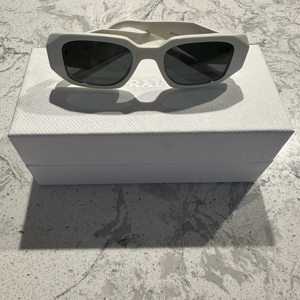 White Prada Sunglasses